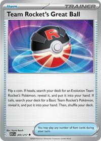 Team Rocket's Great Ball
