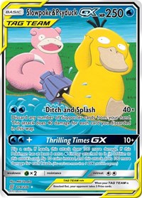 Slowpoke & Psyduck GX (Alternate Full Art)