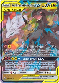 Reshiram & Zekrom GX - Cosmic Eclipse - Pokemon Card Prices & Trends