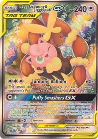 Mega Lopunny & Jigglypuff GX (Alternate Art)