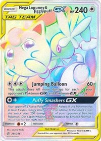 Mega Lopunny & Jigglypuff GX (Secret)