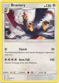 BRAVIARY Emerging Powers 88/98 Regular Holo Rare Pokemon Card 