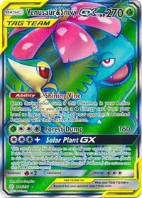 Venusaur & Snivy GX (Full Art)