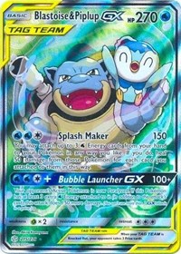 Blastoise & Piplup GX (Alternate Art)