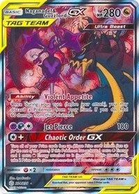 Naganadel & Guzzlord GX (Alternate Art)