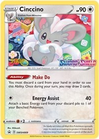 Cinccino - SWSH009 (Prerelease Promo) [Staff]