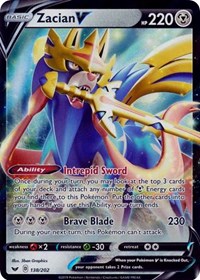 Pokemon Promo Zacian V-UNION SWSH166 