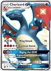 Reshiram & Charizard GX - SM247 Gold Full Art Ultra Rare Promo