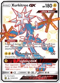 Mavin  Pokemon - Xurkitree GX SM68 Ultra Beast Card - Holo Foil