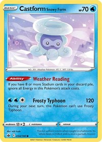 Castform Snowy Form