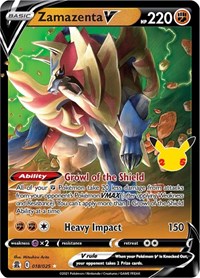 Check the actual price of your Zamazenta V 212/202 Pokemon card