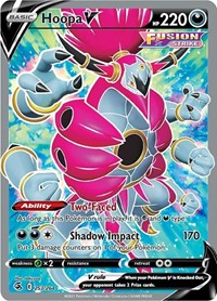 HOOPA V SWSH176 Sword & Shield Promo Ultra Rare Pokémon Card 
