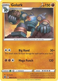 Verified Golurk - Plasma Blast by Pokemon Cards