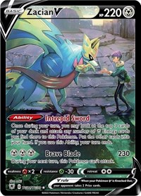 Check the actual price of your Zacian V-UNION SWSH166 Pokemon card