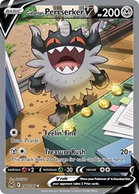 Galarian Perrserker V (Alternate Full Art)