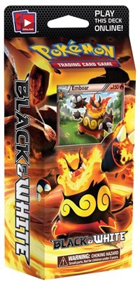 Black and White Theme Deck Red Frenzy Emboar