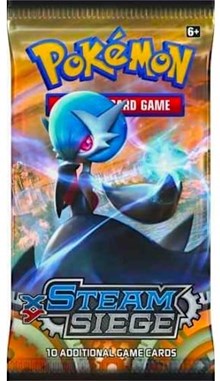 Code Card - Steam Siege Collectible Pin 3 Pack Blister [Shiny Mega Gardevoir]  - XY - Steam Siege - Pokemon