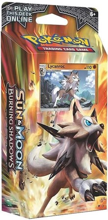 Burning Shadows Theme Deck Rock Steady Lycanroc