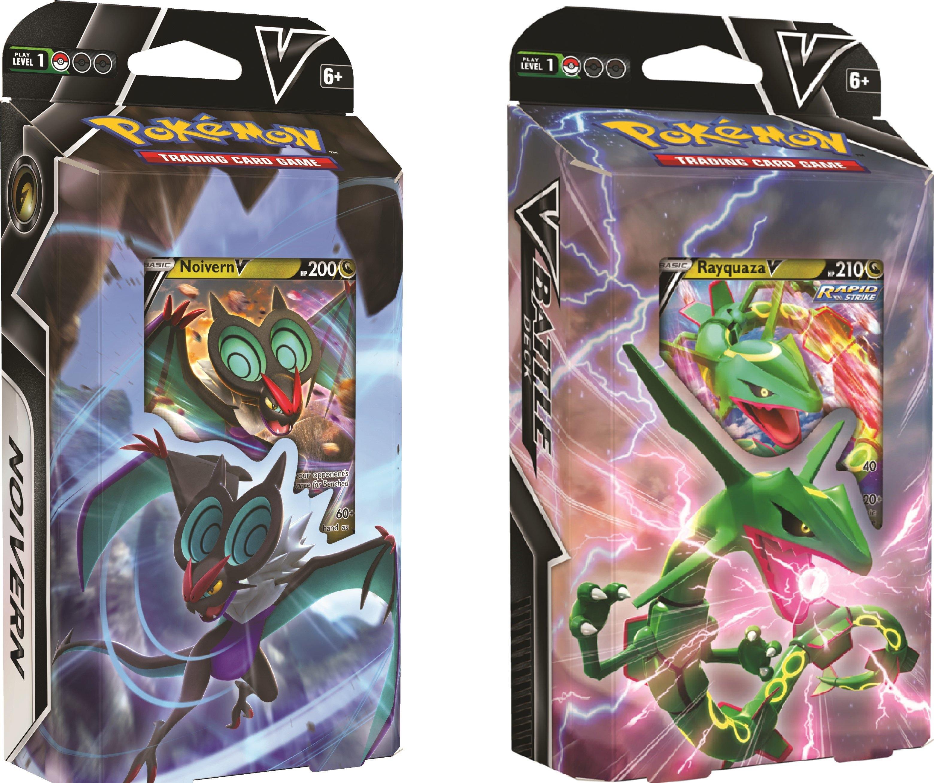 Rayquaza V Noivern V Battle Decks Set of 2