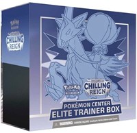 Chilling Reign Pokemon Center Elite Trainer Box [Ice Rider Calyrex] (Exclusive) Image