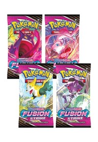 Fusion Strike Booster Pack Art Bundle Set of 4