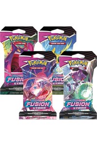 Fusion Strike Sleeved Booster Pack Art Bundle [Set of 4] Image